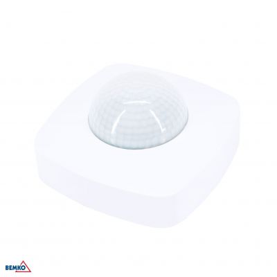 CZUJNIK RUCHU 2000W 360* Z FUNKCJĄ OBECNOŚCI B50-SES07WH BEMKO (B50-SES07WH)
